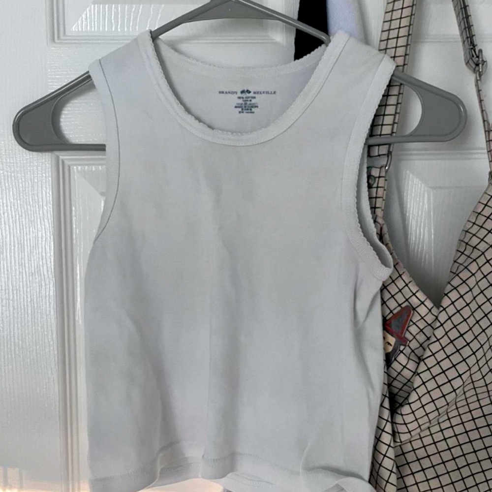 Brandy Melville Classic White Tank